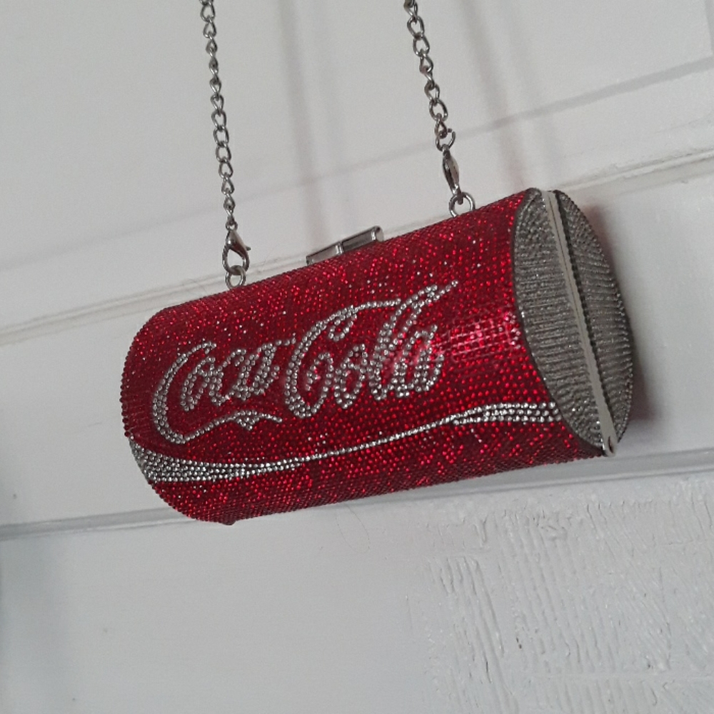 Coca-Cola Rhinestone Clutch Bag